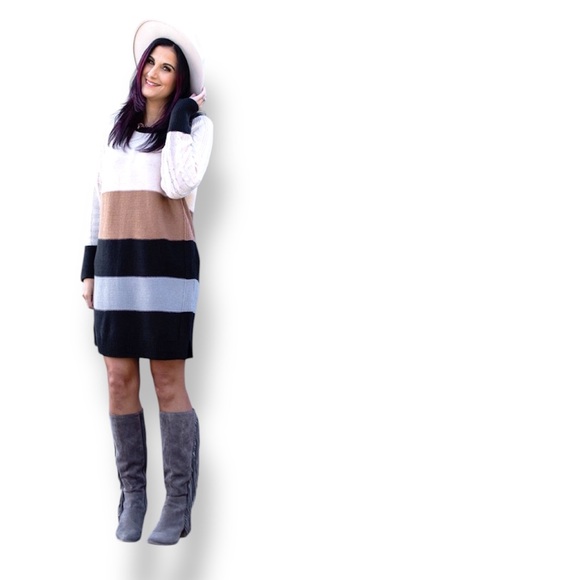 NWT - LuLaRoe Chenille Lauren Sweater Dress - Picture 5 of 6